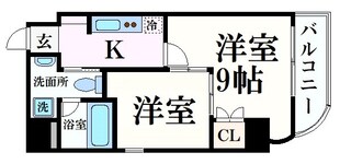 メゾニティ・クイーン阿波座の物件間取画像